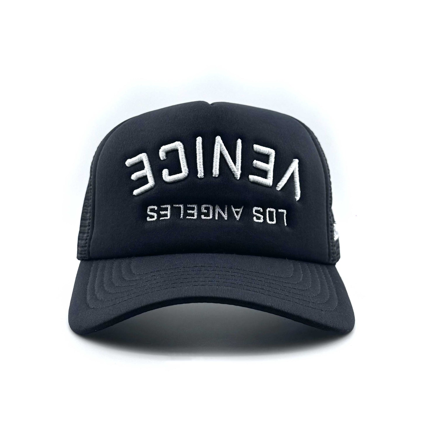 ALKHMY LOCAL COLLECTION - VENICE FOAM TRUCKER HAT (BLACK/WHITE)