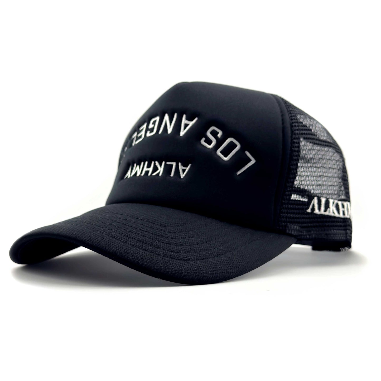 ALKHMY LOCAL COLLECTION - LOS ANGELES FOAM TRUCKER HAT (BLACK/WHITE)