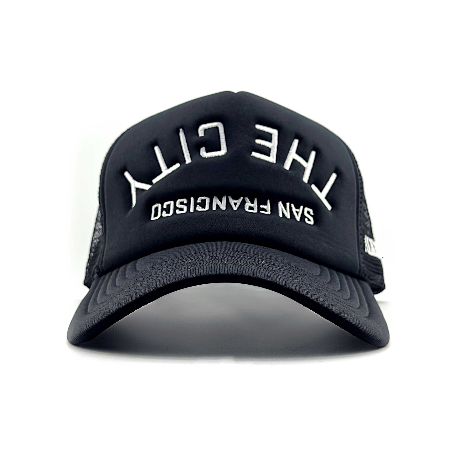 ALKHMY LOCAL COLLECTION - THE CITY FOAM TRUCKER HAT (BLACK/WHITE)