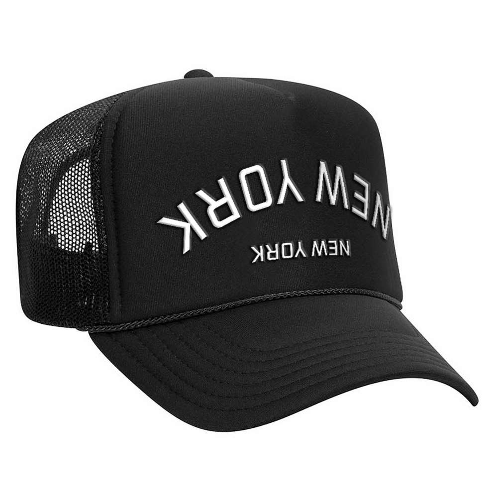 ALKHMY LOCAL COLLECTION - NEW YORK FOAM TRUCKER HAT (BLACK/WHITE)